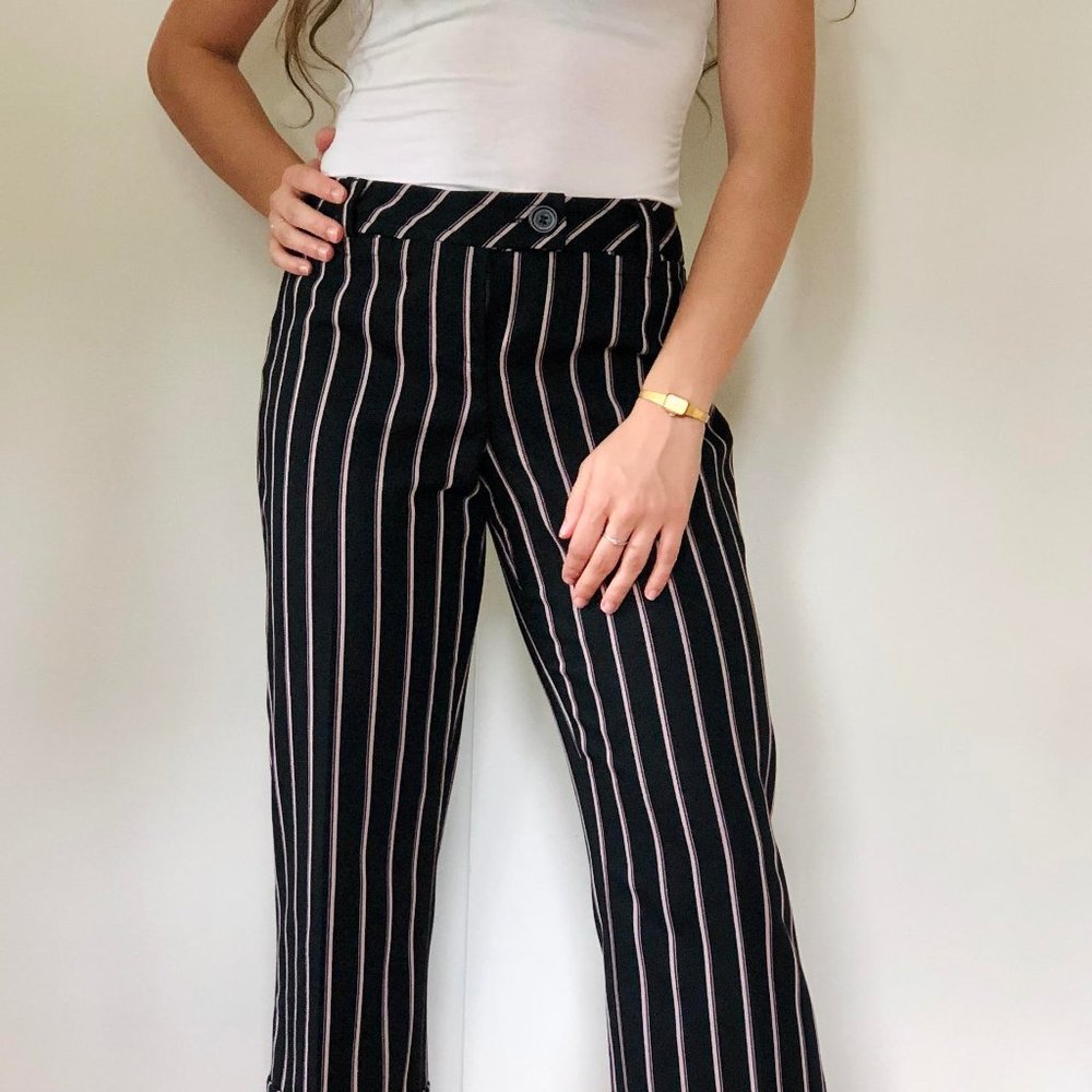 Ann Taylor Loft Pinstripe Ankle Pants, Like New